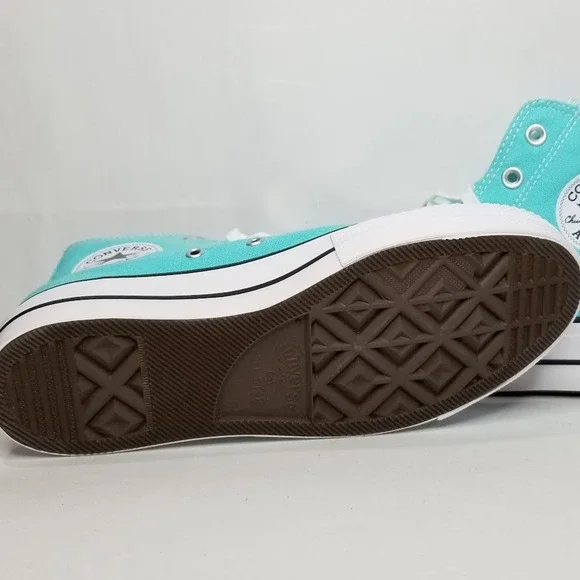 Converse CTAS Lift Hi Tops Brand New Women Size 8 Cyan A07570F NWT - Picture 5 of 7